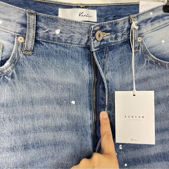 KanCan High Rise Slim Straight Jeans, 15/31 - Picture 4 of 12